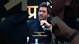 MS Dhoni's Timeless Wisdom: Be a Good Human First