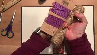 Make a Junk Journal using Jute