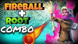 TH17 Warden Fireball + Root Riders + Valkyrie Attack Strategy | Clash of Clans War Attack 2025 🔥