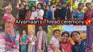 Aryamaan's Thread ceremony ✨️ 