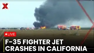 California Crash LIVE: F-35 Fighter Jet Crashes In California Desert, Pilot Safely Escapes Unharmed