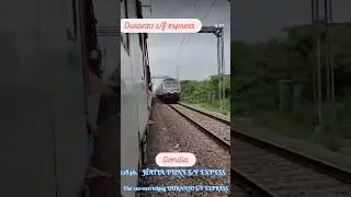 22846 Hatia pune S/F Express denjreca overteking Flat 100 kph.