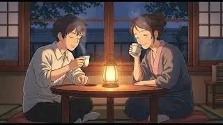 Soft Rain, Lantern Light, and a Safe Home | Cozy Rain Ghibli-Style ASMR