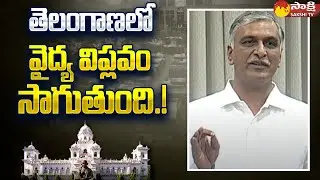 Minister Harish Rao Great Words On  Health Department in Telangana | CM KTR @SakshiTV