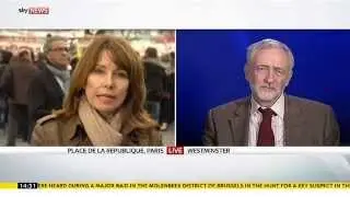 Kay Burley Speaks To Jeremy Corbyn About Paris Attacks