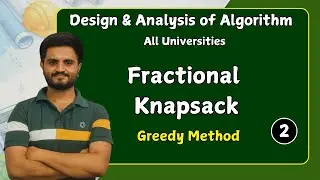 Fractional knapsack - Greedy Method problem  | data structures