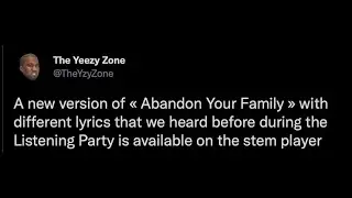 BREAKING | UNRELEASED DONDA SONGS INCLUDED ON THE YEEZY STEM PLAYER | Ye