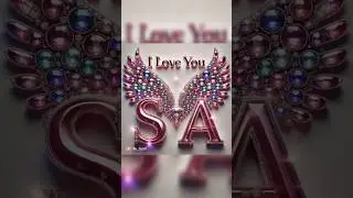 S A romantic couple&rsquo;s name letter  WhatsApp status, s+a name love letter status, #rk_hsan @rk_hsan