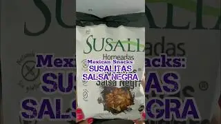 Mexican Snacks: SUSALITAS SALSA NEGRA. #mexicanfoodblogger #mexicanfood #mexicansnacks