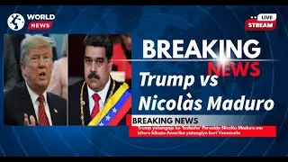 Trump yatangaje ko 'bafashe' Perezida Nicol&agrave;s Maduro mu bitero bikaze Amerika yatangiye kuri Venezue