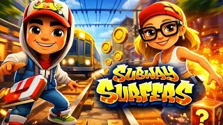 live on subway surfers 🔴 marthon dengan polisi 3 #subwaysurfers #shorts #live