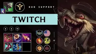 Twitch Support vs Sona - NA Challenger Patch 25.24