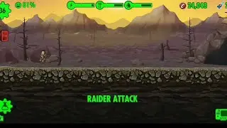 Raiders Attack My Vault,But Die almost Instantly to several rare weapons! ☢️