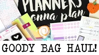 Cambs Planner Con 2017, Goody Bag Haul! | MyGreenCow