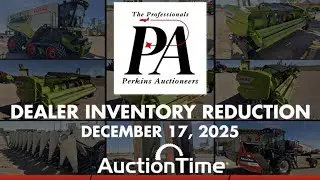December 17 - Dealer Inventory Reduction Auction From Perkins Auctioneers