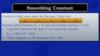 Smoothing Constant