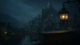 The White Citadel | 8 Hours of Rain, Thunder & Storm Ambience for Sleep