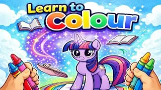 Twilight Sparkle Colouring 🎨 | Easy Coloring for Kids & Toddlers | My little pony| #episode417