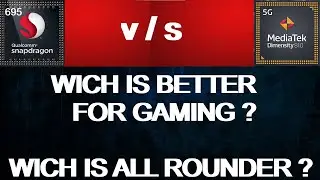 Snapdragon 695 vs Mediatek Dimensity 810 Wich is Best Processor for Gaming !