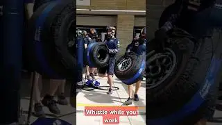 Formula 1 Tire Change Practice.    #formula1 #redbull #f1 #pirelli #redbullracing #tires #shorts