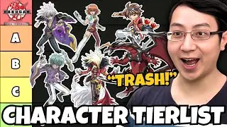 Bakugan New Vestroia Character & Bakugan Tierlist!