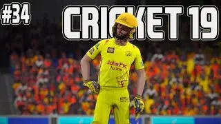 CSK vs SRH || CRICKET 19 HINDI CAREER MODE #34