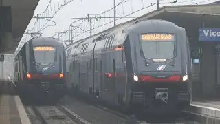2023-02-19 Ferrovia Milano Venezia 1/6 - Arrivi e partenze alla stazione di Vicenza