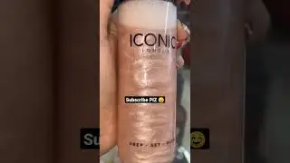 iconic London  highlighter spray#firstshorts #youtubeshorts#newshorts #iconic #makeup #shorts