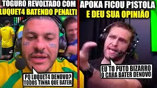 POLÊMICA!😬STREAMERS FICAM REVOLTADOS AO VER O LUQUET4 BATENDO PENALTI NOVAMENTE E DÃO OPINIÃO!