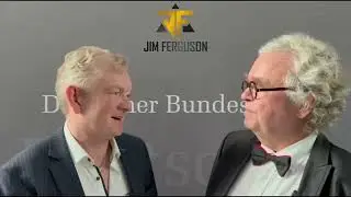 Jim Ferguson with Dr. Heinrich Fiechtner  oncologist, whistleblower, persecuted truth-teller