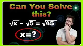 ✍️ Find x Fast | Square Root Equation Trick | Easy Math| Math Tricks