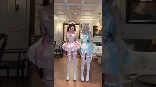 chocola and vanilla nekopara beautiful kawaii girl  #cosplay #chocola #vanilla
