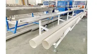 Best price 200mm Plastic pipe machinery PVC drainage pipe extrusion machine| m&aacute;quina de tubos de pvc
