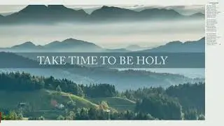 Take Time to be Holy (672 VU) William D. Longstaff - words, Andy Cloutier - organ, Strathroy United