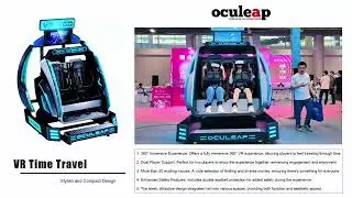 Oculeap VR Time Travel 360 degree rotate VR simulator VR Flight Experience
