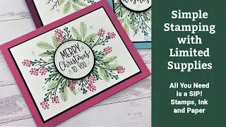 Simple Stamping Holiday Cards