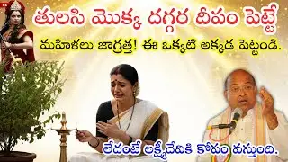 తులసి మొక్క దగ్గర దీపం పెట్టే మహిళలు జాగ్రత్త! ఈ ఒక్క తప్పు లక్ష్మీదేవిని కోపగించేస్తుంది