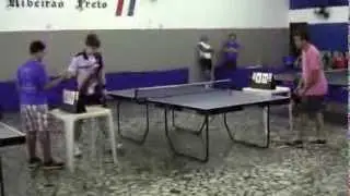 Bruno X Ademir - semi final - Torneio Tenis de Mesa - ASMRP - 16/05/2015