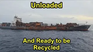 Wan Hai Delivers Fire Damaged Ship for Recycling.