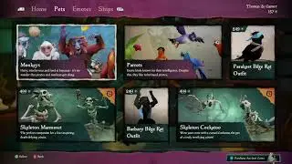 Sea of thieves: All new pirate emporium items (All new skeleton pets, new emotes, new taunts, ship)