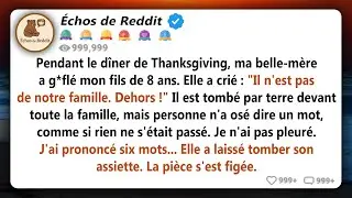 Ma belle-mère a g*flé mon fils de 8 ans pendant le dîner de Thanksgiving. Elle a crié : 