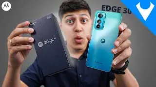 Chegou o BRABO! Moto EDGE 30 o mais FINO do MUNDO! Unboxing
