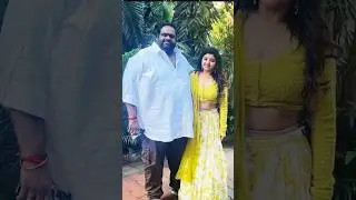 Ravindar Chandrasekaran and serial actress Mahalakshmi#shorts #trending #viral #southmovie#yt#Video💗