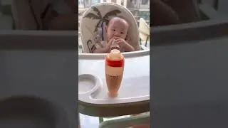 Is This Spoon Feeder Bottle the Secret to Mess-Free Baby Feeding?#babyfeeding  #cute