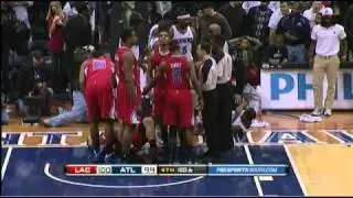 Blake Griffin and Al Horford collide in mid-air