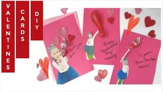 kids DIY Valentines Cards | kids Valentine&rsquo;s Day photo cards |