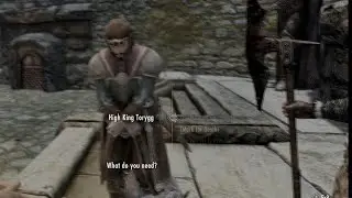 the beheading of High King Torygg  - the high king of skyrim Mod #skyrimspecialedition #skyrim