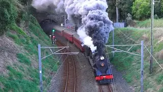 Smoke, Steam & Thunder - Ja 1271 at Parnell Tunnel! (HD)