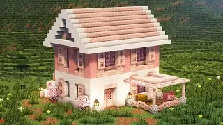 Cherry Blossom House in Minecraft