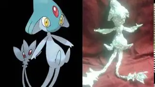 Azelf - Aluminum Foil Sculpture
